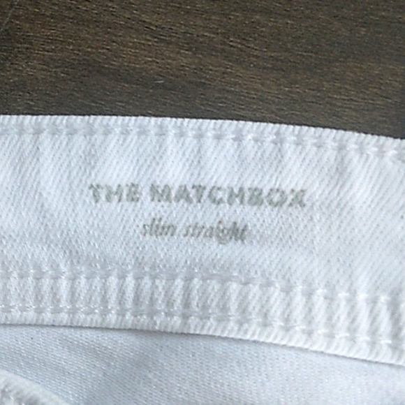 ADRIANO GOLDSCHMED COTTON BLEND THE MATCHBOX SLIM STRAIGHT JEANS WOMANS 32R - Picture 8 of 12